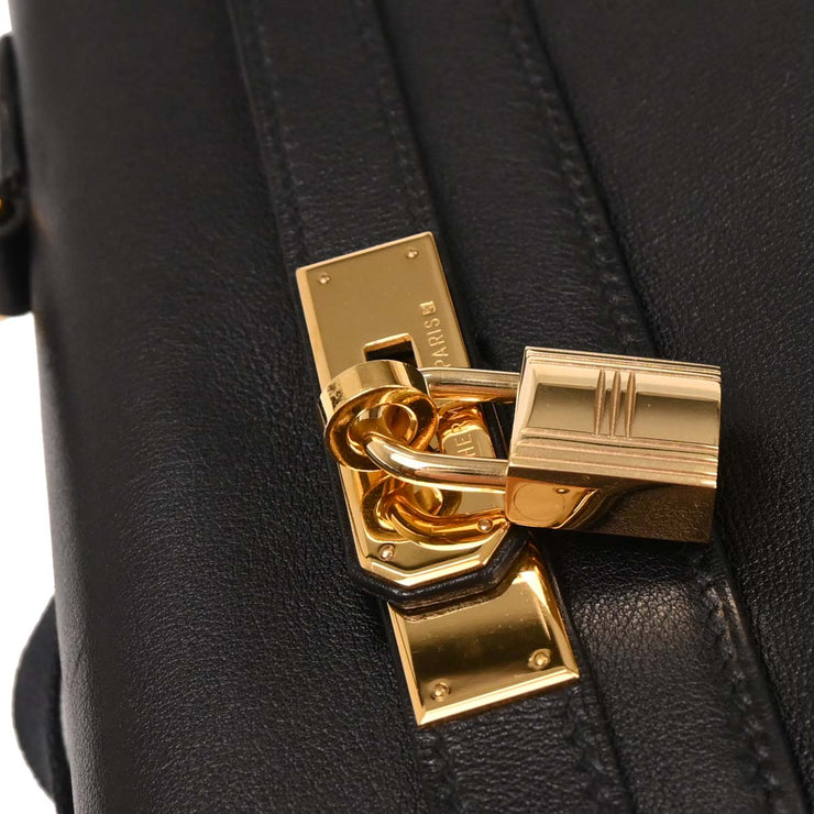 Hermes Black Gulliver Kelly A Dos GM Backpack  Square: A 32. 144687