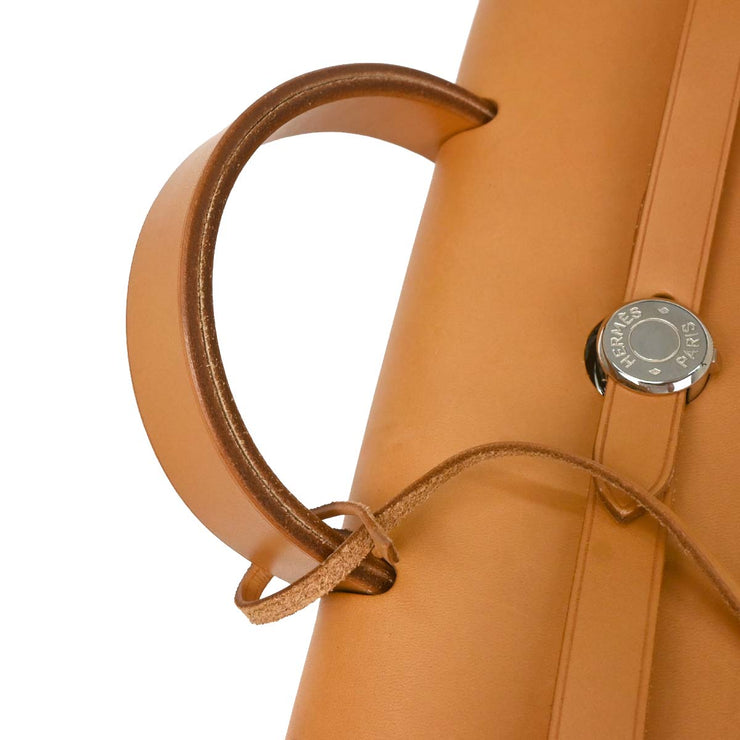 Hermes Beige Toile GM Herbag a Dos Backpack C Square: G 144689