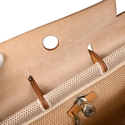 Hermes Beige Toile GM Herbag a Dos Backpack C Square: G 144689
