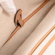 Hermes Natural Toile H Vache Liegee Sac Colorado MM Handbag J Square: I 144690