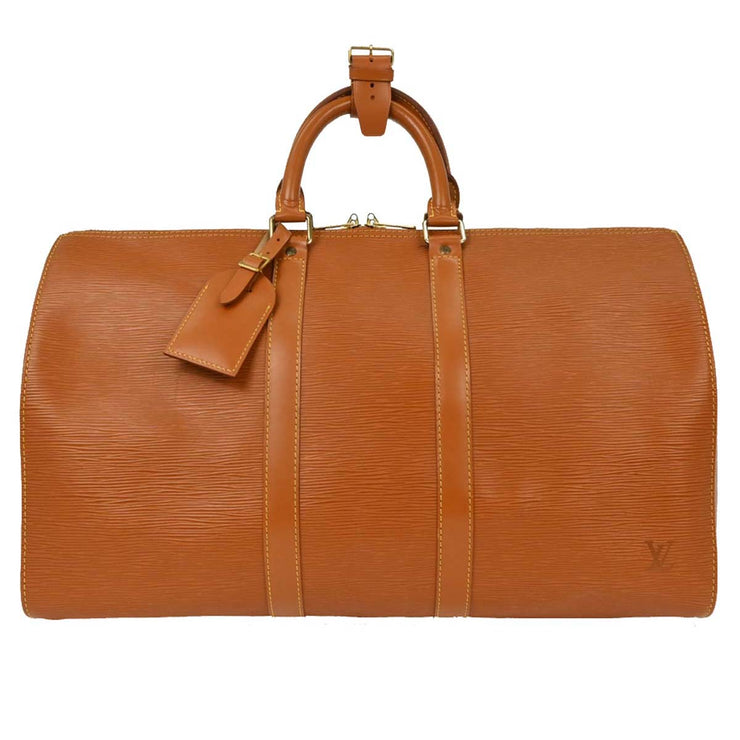 Louis Vuitton Brown Epi Keepall 45 Travel Handbag M42978 VI0923 144691