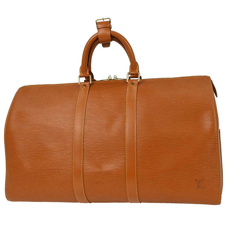Louis Vuitton Brown Epi Keepall 45 Travel Handbag M42978 VI0923 144691