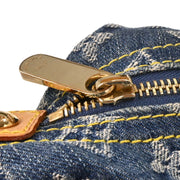 Louis Vuitton Blue Monogram Denim Baggy GM Shoulder Bag M95048 FL0995 144692
