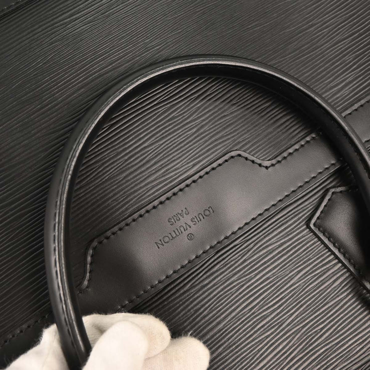 Louis Vuitton Black Epi Sac De Ville 2way Handbag M42392 CA2017 144700