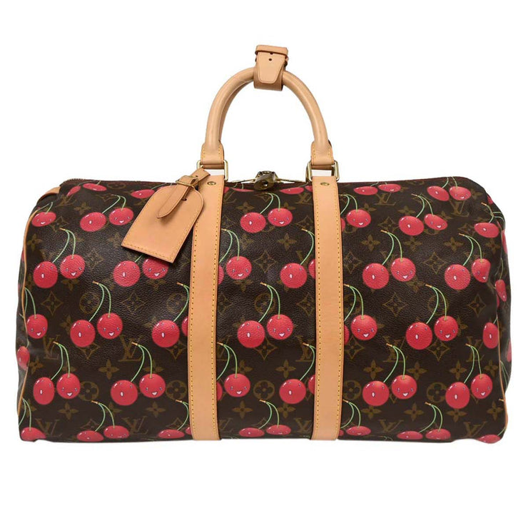 Louis Vuitton Monogram Cherry Keepall 45 Duffle Handbag M95011 TH0035 144705
