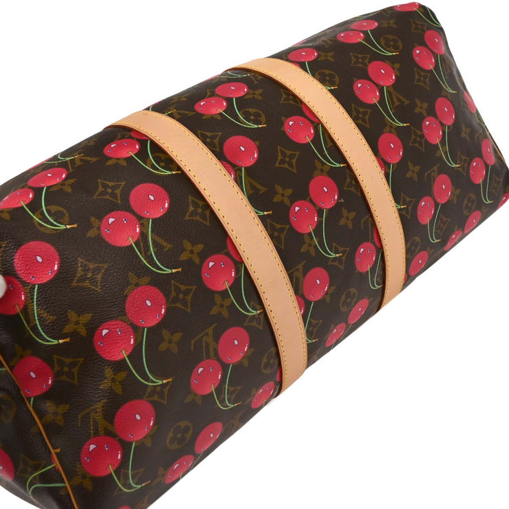 Louis Vuitton Monogram Cherry Keepall 45 Duffle Handbag M95011 TH0035 144705