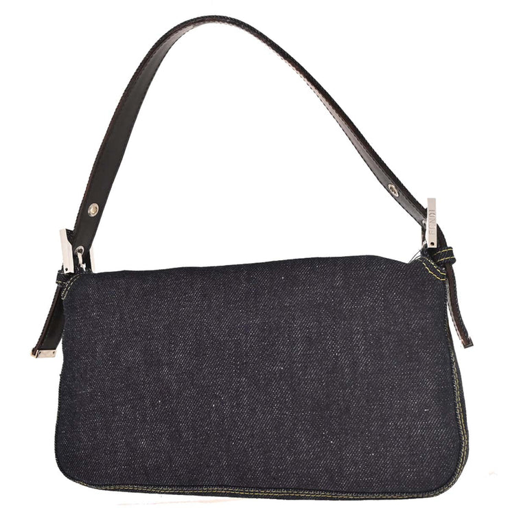 Fendi Navy Denim Baguette Handbag 2228.26424.099 144706