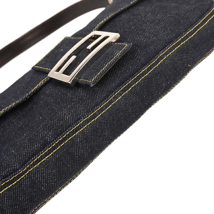 Fendi Navy Denim Baguette Handbag 2228.26424.099 144706