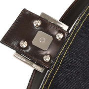 Fendi Navy Denim Baguette Handbag 2228.26424.099 144706