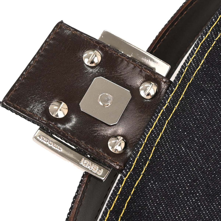Fendi Navy Denim Baguette Handbag 2228.26424.099 144706