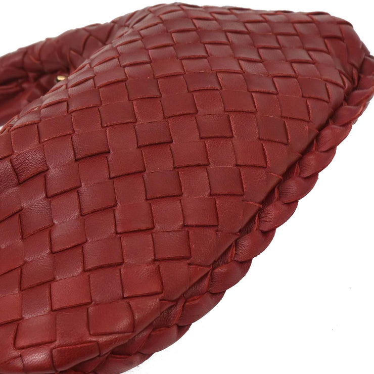 Bottega Veneta Bordeaux Intrecciato Hobo Handbag EPEV 2008 525 B 144707