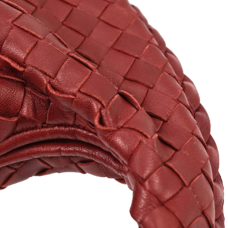 Bottega Veneta Bordeaux Intrecciato Hobo Handbag EPEV 2008 525 B 144707