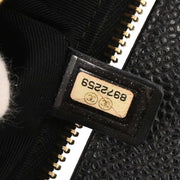Chanel Black Calfskin Chain Handbag 144711