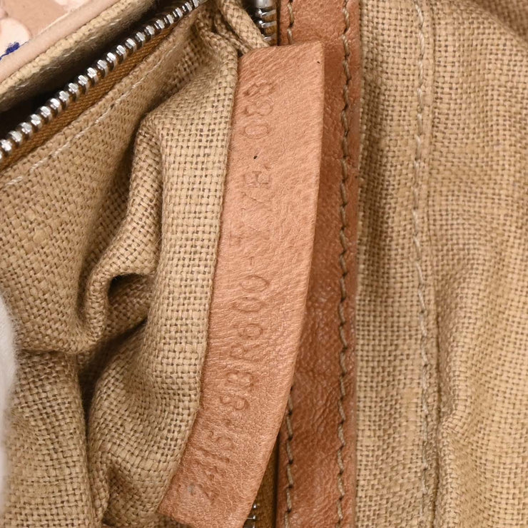 Fendi * Beige Leather Baguette Handbag 2415 8BR600 YYE 088 144713