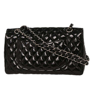 Chanel Black Patent Leather Shoulder Bag 144715