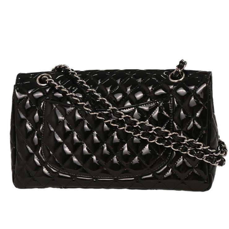 Chanel Black Patent Leather Shoulder Bag 144715