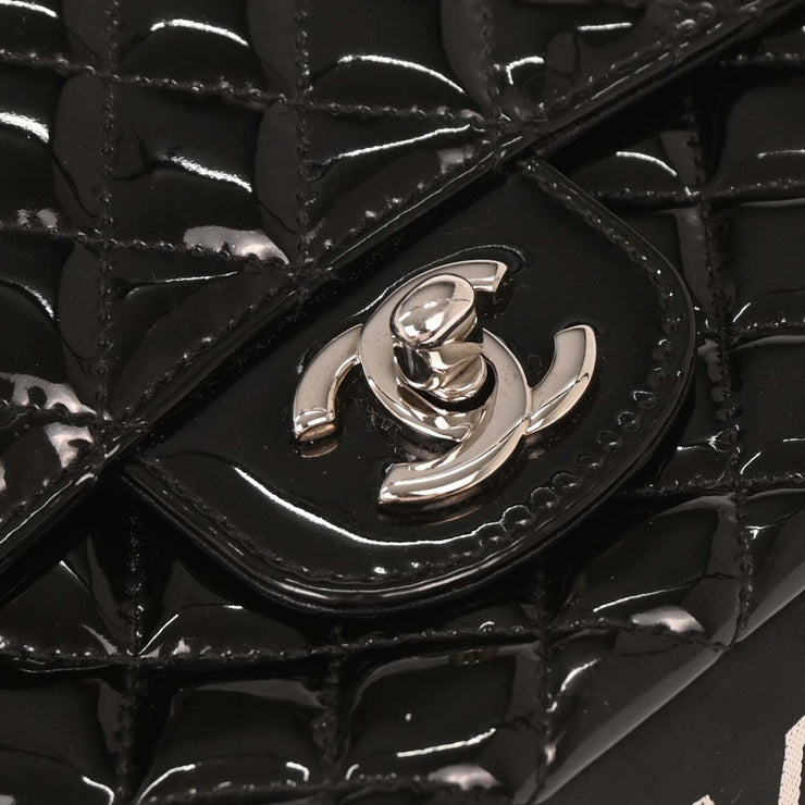 Chanel Black Patent Leather Shoulder Bag 144715