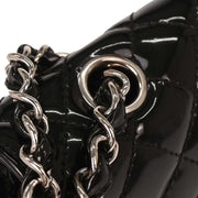 Chanel Black Patent Leather Shoulder Bag 144715
