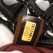 Chanel Black Patent Leather Shoulder Bag 144715