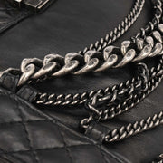 Boy Reverso Chanel Black Lambskin Medium Shoulder Bag 144716