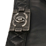 Boy Reverso Chanel Black Lambskin Medium Shoulder Bag 144716