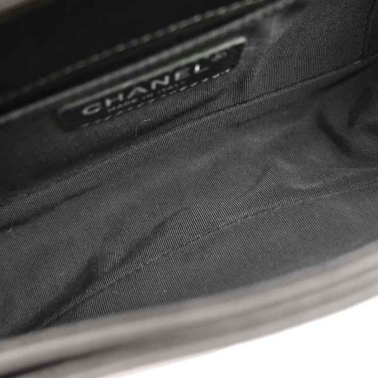 Boy Reverso Chanel Black Lambskin Medium Shoulder Bag 144716