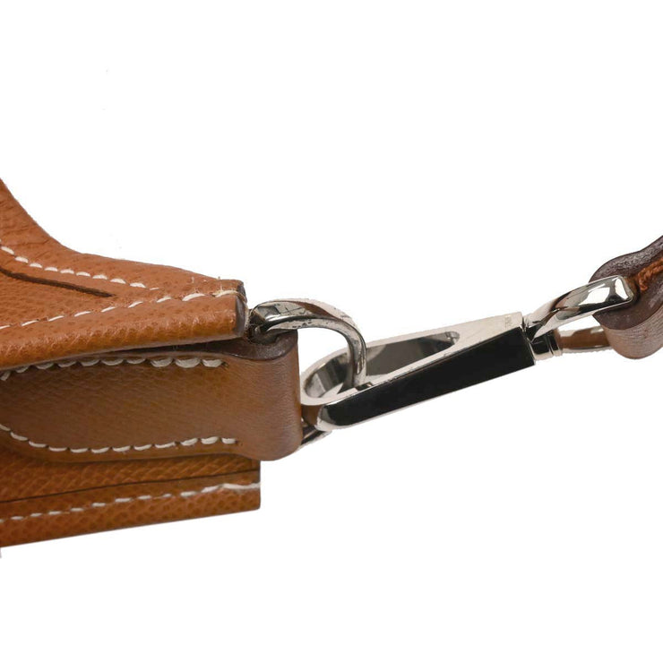 Hermes Cognac Epson Evelyne 2 PM Shoulder Bag  Square: I 144720