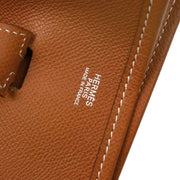 Hermes Cognac Epson Evelyne 2 PM Shoulder Bag  Square: I 144720