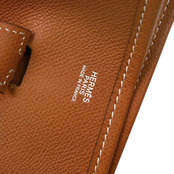 Hermes Cognac Epson Evelyne 2 PM Shoulder Bag  Square: I 144720