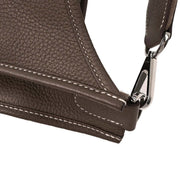 Hermes Etoupe Taurillon Clemence Evelyne 3 GM Shoulder Bag DMM007BU 144721