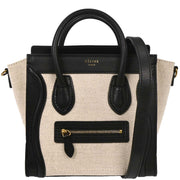 Celine Off-white Canvas Nano Luggage Tote Bag S¥ZP¥1111 144725