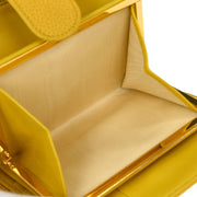 Chanel Yellow Calfskin Bifold Wallet Purse 144729