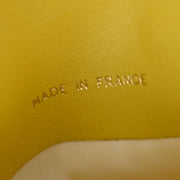 Chanel Yellow Calfskin Bifold Wallet Purse 144729