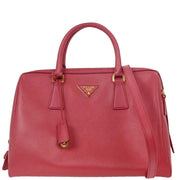 Prada Pink Leather 2way Handbag 12/113 144730