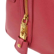 Prada Pink Leather 2way Handbag 12/113 144730