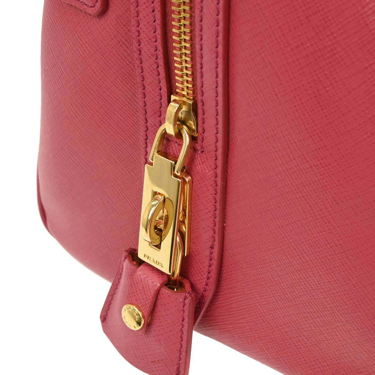 Prada Pink Leather 2way Handbag 12/113 144730