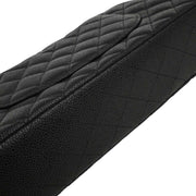 Chanel Black Calfskin Medium Classic Double Flap Shoulder Bag 144731