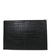 Saint Laurent * Black Leather Clutch Bag GNC378261.0216 144735