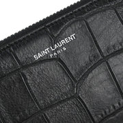 Saint Laurent * Black Leather Clutch Bag GNC378261.0216 144735