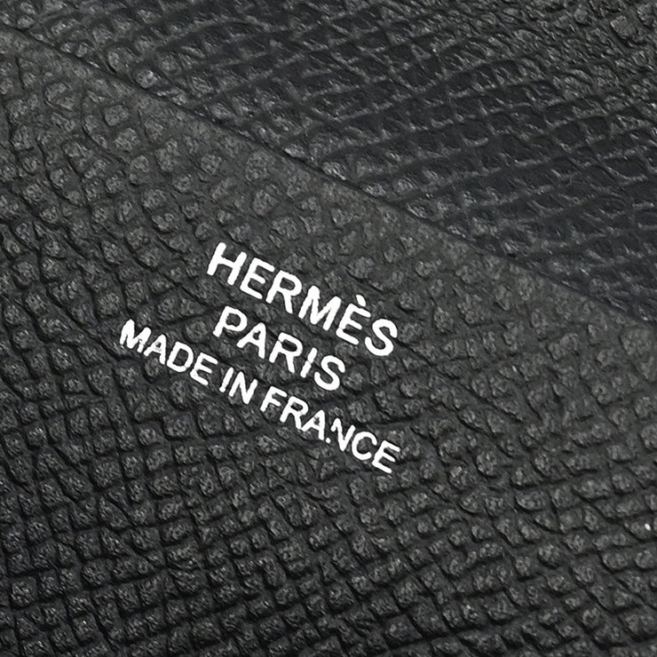 Hermes MC2 Black Epsom Fleming Long Wallet XMZ004DA 144736