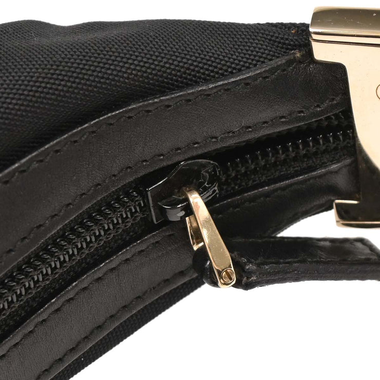 Gucci Black Nylon Shoulder Bag 019.0433 3444 144737