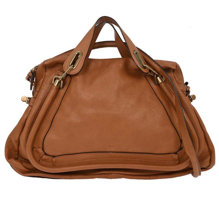 Chloe Brown Paraty 2way Handbag 01-12-50-65 144738