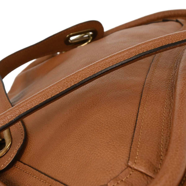 Chloe Brown Paraty 2way Handbag 01-12-50-65 144738
