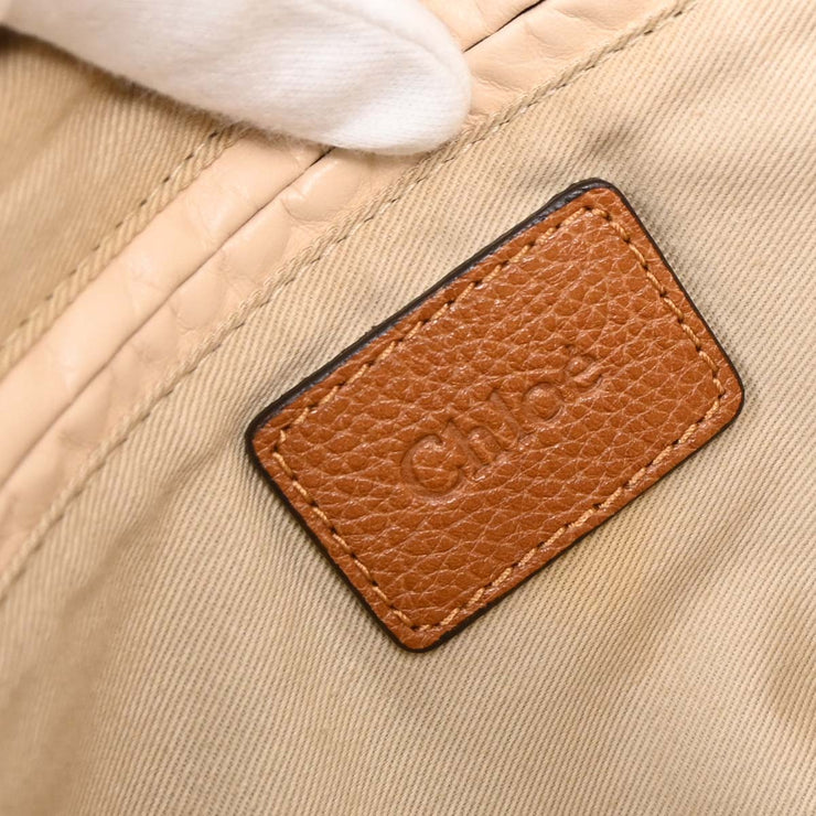 Chloe Brown Paraty 2way Handbag 01-12-50-65 144738
