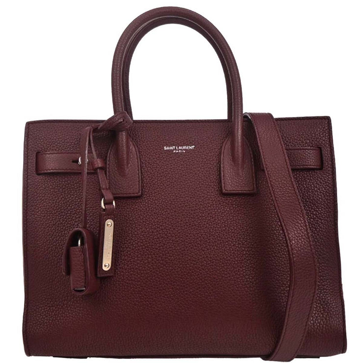 Saint Laurent Bordeaux Sac de Jour 2way Handbag GNR477477.0119 144740