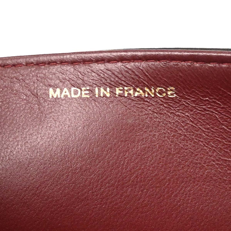 Chanel Black Lambskin Turnlock Mini Full Flap Shoulder Bag 144741