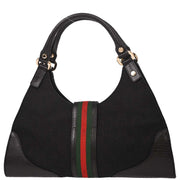 Gucci Black Canvas GG Handbag 130995 002122 144742