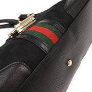 Gucci Black Canvas GG Handbag 130995 002122 144742
