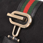 Gucci Black Canvas GG Handbag 130995 002122 144742