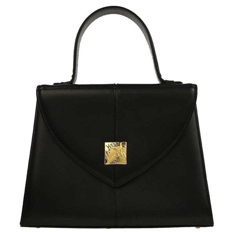 Yves Saint Laurent Black Leather Handbag 144743